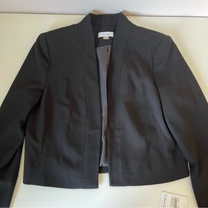 NWT Calvin Klein Women's Cropped Black Blazer - size Medium